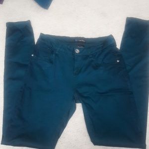 Blue jeggings
